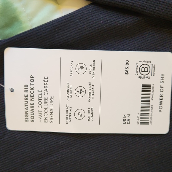 Athleta Signature Rib Square neck Top - Picture 5 of 5